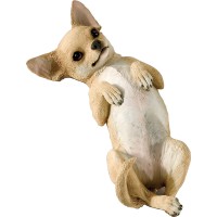 Sandicast "Small Size" Back Tan Chihuahua Dog Sculpture   568935437